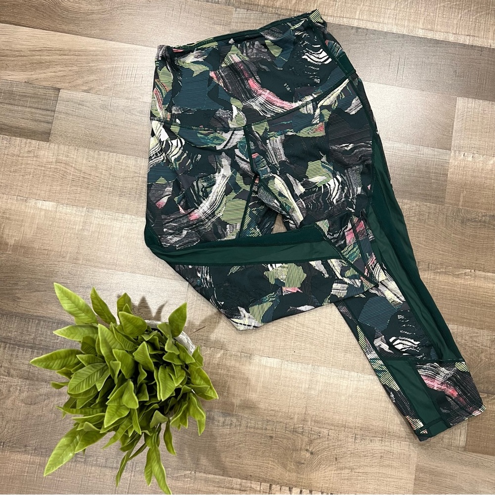 Zella Green High-rise Leggings Size Small